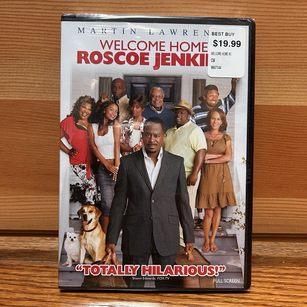 NEW & SEALED Welcome Home Roscoe Jenkins DVD Full Frame Martin Lawrence Comedy